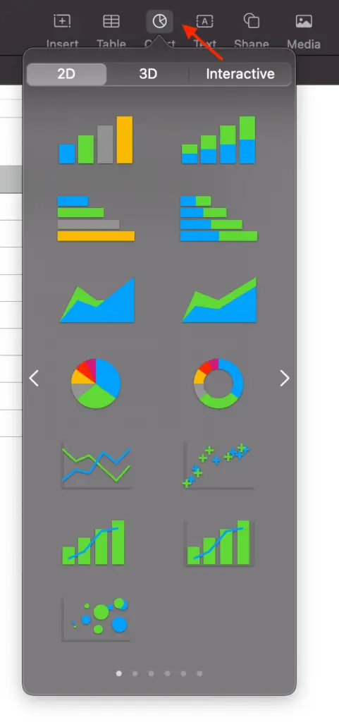 How to Graph Chart in Numbers Mac - M Tech Wizard