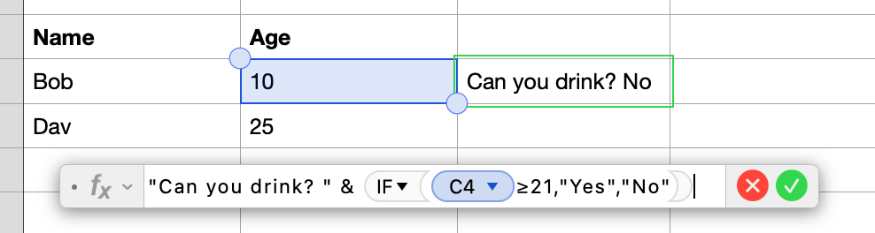 how to merge cells in numbers for mac