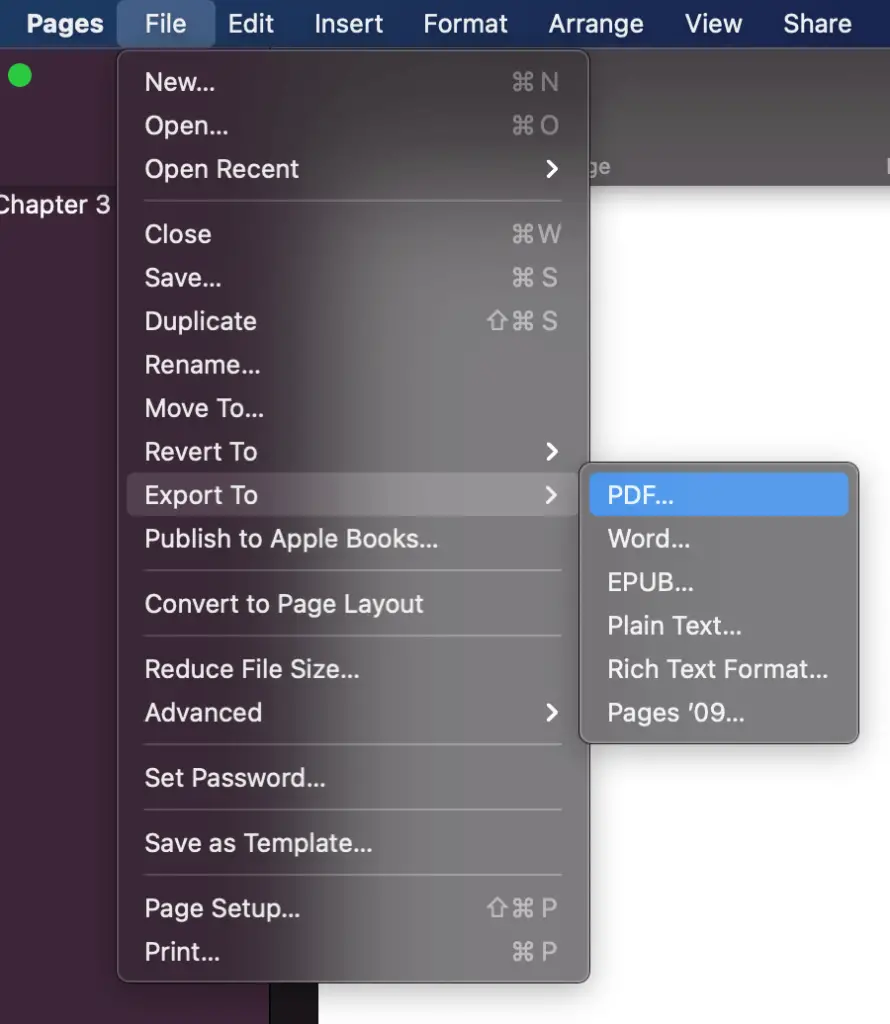 pdf to pages for mac