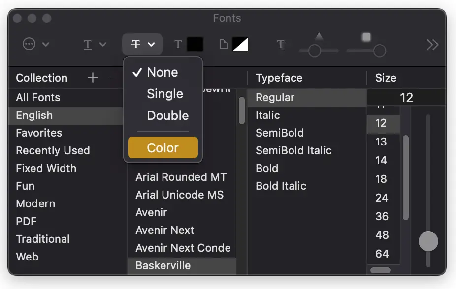 how to strikethrough text in wix